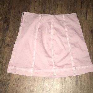 light pink skirt